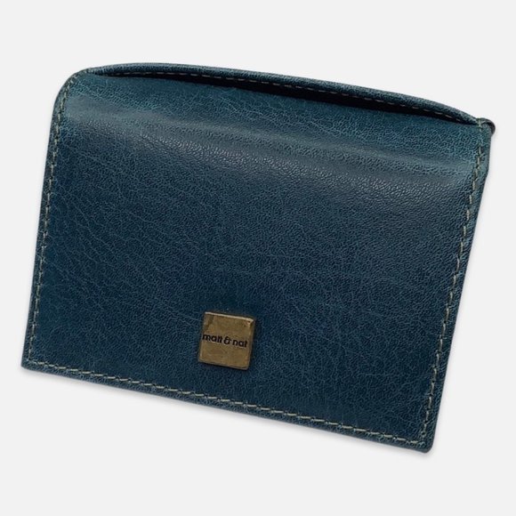 Matt & Nat Handbags - MATT & NAT mini wallet with flap snap closure